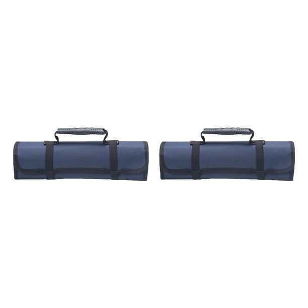 Riwesomey Bolsa de almacenamiento de llaves de tela Oxford, herramientas enrollables portátiles, organizador de herramientas, bolsillo plegable Type1 NO1