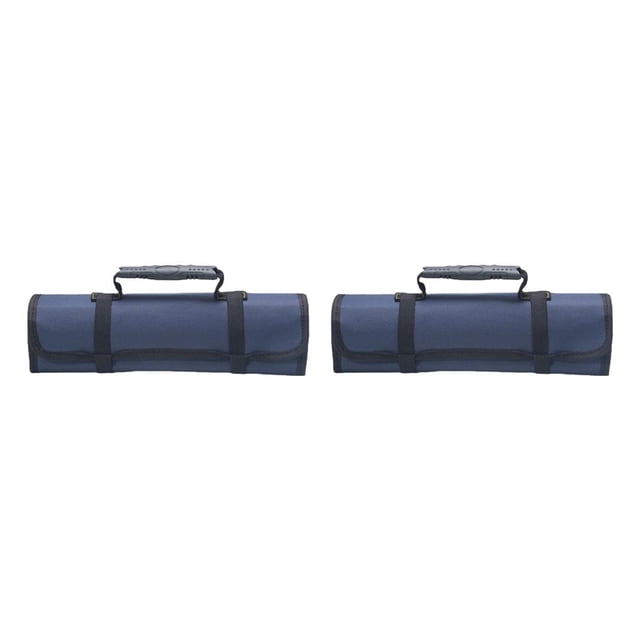 Riwesomey Bolsa de almacenamiento de llaves de tela Oxford, herramientas enrollables portátiles, organizador de herramientas, bolsillo plegable Type1 NO1