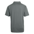 thumbnail image 3 of Men's Cutter & Buck Steel Detroit Lions Throwback Logo Big & Tall Prospect Textured Stretch Polo, 3 of 3