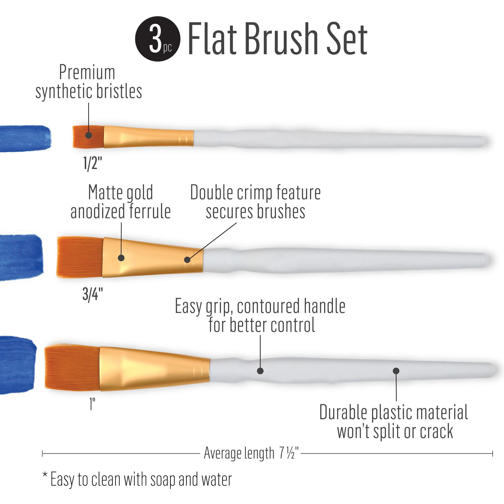 FolkArt Perle Acrylic Craft Paint and Brush Kit, Multicolor, Pearlescent Finish, Set of 12, 2 fl oz