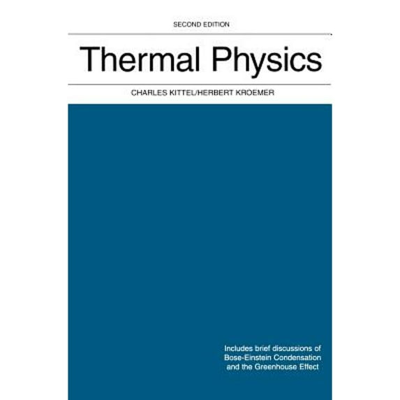 Pre-Owned Thermal Physics (Hardcover) 0716710889 9780716710882