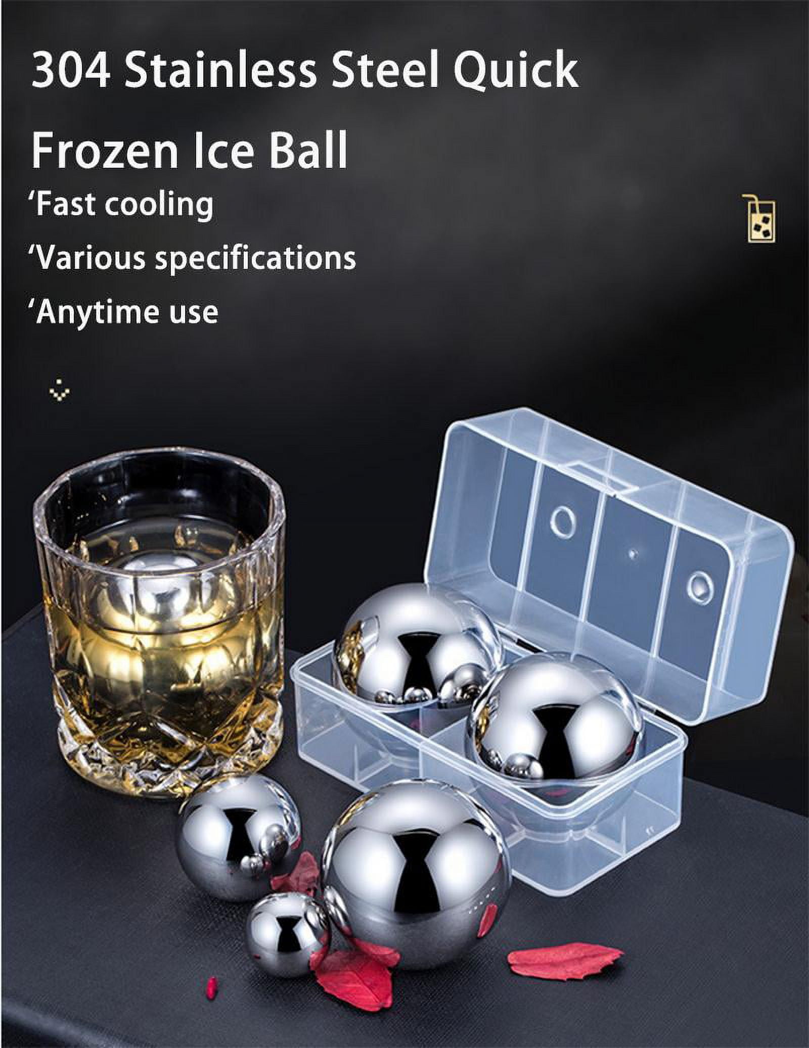 304 Stainless Steel Ice Wine Stone Metal Quick-frozen Cold Beer