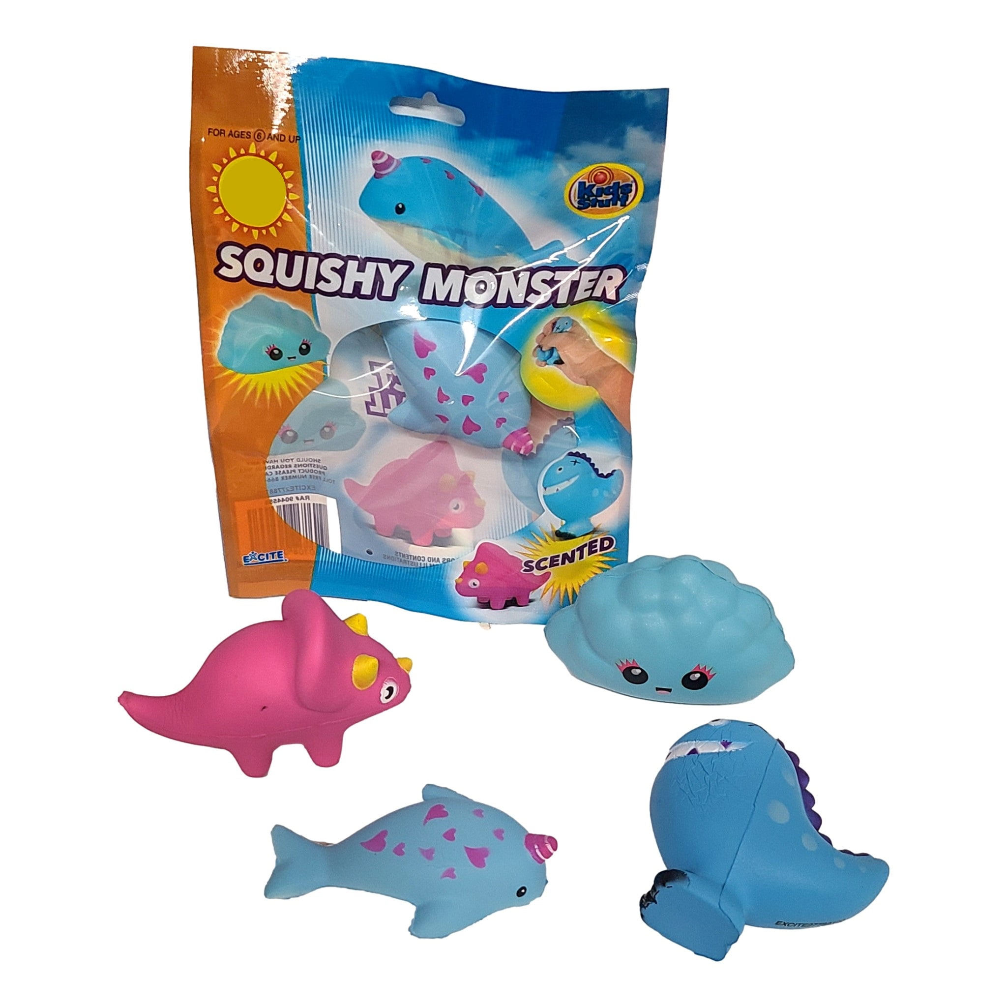 Walmart 25 Pack Different Animal Squishy Toys Slow Rise Tiny Size Glitter Glow in the Dark for Kids Walmart