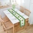 thumbnail image 5 of Nomeni Table Runner Clearance, St. Patricks's Day Table Flag Irish Day Lucky Straw Truck Pattern Insulated Stain Resistants Tablecloth Home Decor, 5 of 7
