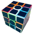 thumbnail image 1 of MarbleSea 3x3x3 Speed Cube Carbon Fiber Sticker Smooth Magic Cube Puzzles, Educational Toy., 1 of 4