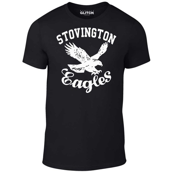 Reality Glitch Men's Stovington Eagles T-Shirt Horror Movie Inspired Graphic Tee