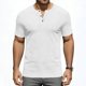 thumbnail image 2 of Usted Es Más Que una Prueba de Puntuación Estilo de Camisa Casual de Color Sólido Botón de Manga Corta Cuello Redondo Blusa, Hombre Casual de Manga Corta Botón Abajo Camisas Suéter, 2 of 8