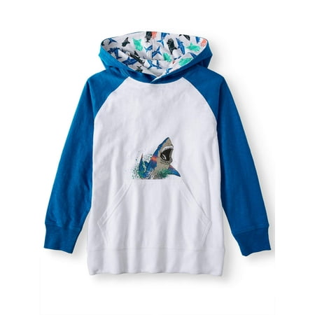 Long Sleeve Pull Over Hoodie with Motif (Little Boys, Big Boys, & Husky)
