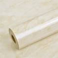 thumbnail image 2 of Calcomanía de pared autoadhesiva de vidrio, impermeable, extraíble, decorativo, papel PET para puerta de mesa de encimera, amarillo Methold HA002766-02, 2 of 6