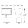 thumbnail image 3 of 5022-30BK-WAC Lighting-120V 3000K 14.5W 1 LED Flood Light-Black Finish, 3 of 6