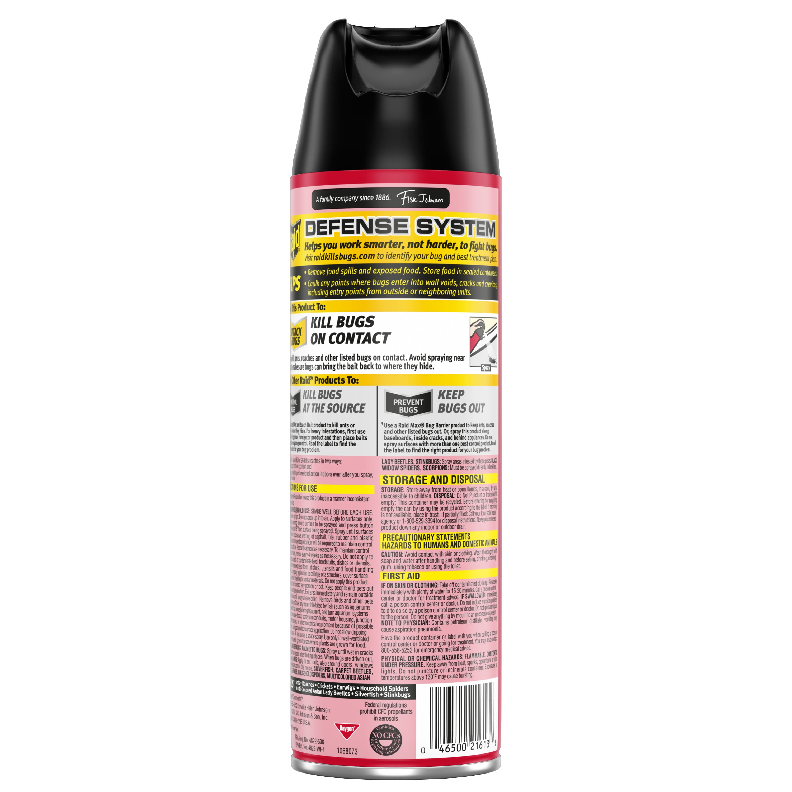 Raid Ant and Roach Killer Outdoor Fresh, 17.5 OZ (Pack - 6)