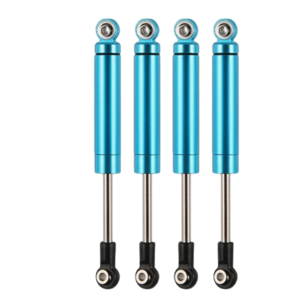 Amortiguador trasero delantero Bewildely de aleación de aluminio para 1/10 Axial SCX10 D90 TRX4 TF2 CC01 Capra modelo Azul