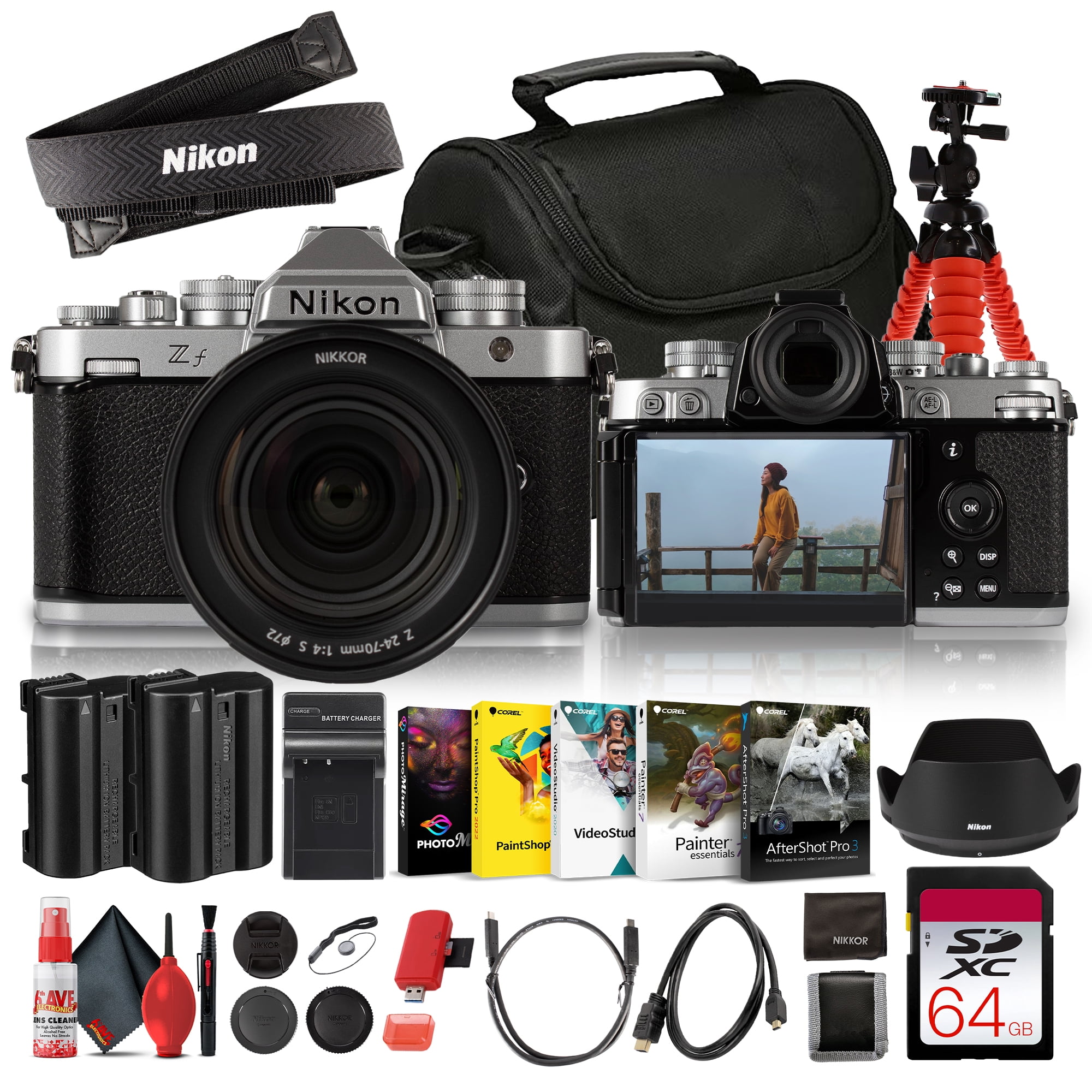 Professional Nikon Z6II Mirrorless Full Frame FX Camera + NIKKOR Z