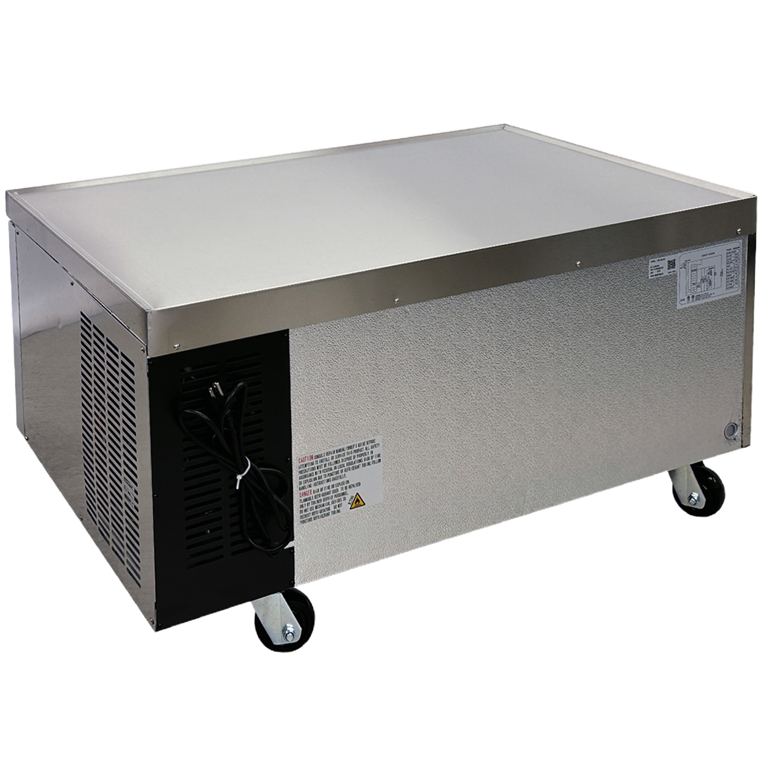 48" Refrigerated Chef Base Refrigerator, 2 Drawer Stainless Steel Commercial Undercounter, 33–41°F Digital Control, R290, 115V, NSF/ETL