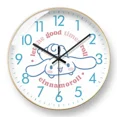 thumbnail image 5 of Cinnamoroll-Reloj de pared de cuarzo para niños y niñas, reloj Kawaii para habitación de princesa, hogar, dormitorio, habitación de niños, figura de anime silenciosa, 5 of 5