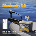 thumbnail image 5 of Power Queen 24V 50Ah TM Smart Bluetooth Lithium Batteries Low Temp LiFePO4 Battery for all 24V Trolling Motor,Marine,Solar,Mobility Scooter with Group24 Size, 5 of 13