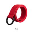 thumbnail image 2 of Sonducket Cómodo y transpirable cinturón de lona de tejido alto con práctico cinturón de lona con hebilla automática Cinturones rojo 110cm, 2 of 6