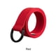 thumbnail image 2 of Sonducket Cómodo y transpirable cinturón de lona de tejido alto con práctico cinturón de lona con hebilla automática Cinturones rojo 110cm, 2 of 6
