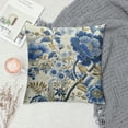thumbnail image 2 of ONETECH Chinoiserie Pillow Cover, Blue and White Floral Throw Pillow Cover Square Spring Summer Flower Cushion Cover for Home Sofa Patio Bedroom Livingroom, 2 of 5