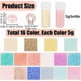 thumbnail image 2 of 80G 12/0 Seed Beads Opaque Cream Color 2mm Round Mini Spacer Loose Glass Seed Bead Bulk for Jewelry Making DIY Earrings Bracelet Necklace 1set, 2 of 9