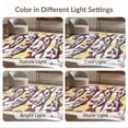 thumbnail image 7 of ODIKA 2'x3' Washable Throw Rug Fishing Bass Splash Lure Bold Outlined Reel Tackle Motif Fish Flowing Dynamic for Hallway, Study Room, Non-Slip Low Profile, Flatwoven, 7 of 7