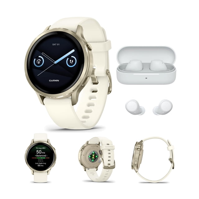 Smartwatch Garmin Venu 4 de 41 mm AMOLED con GPS, paquete combinado