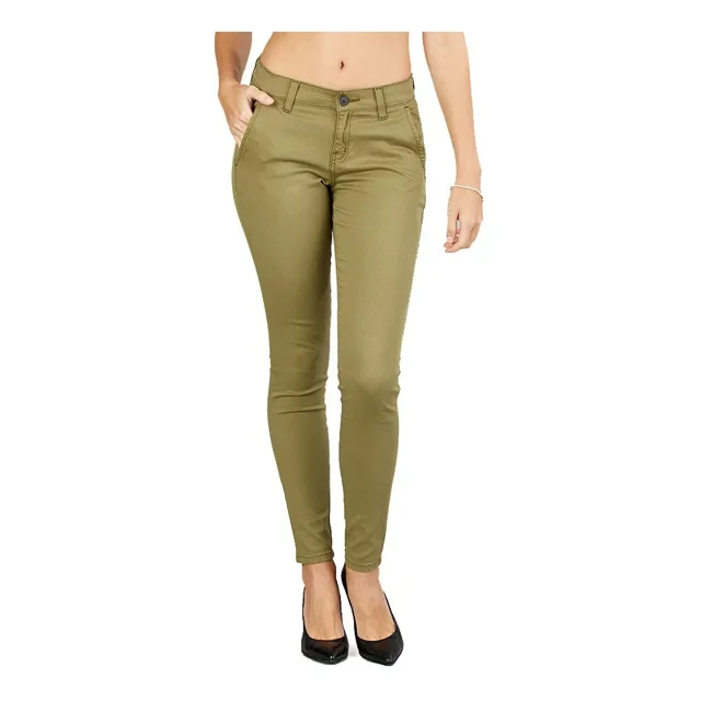 Pantalon Oggi Jeans De Gabardina Dama Chinos Skinny