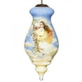thumbnail image 4 of Angel Divine Hand Painted Mouth Blown Glass Ornament, 4 of 4