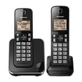 thumbnail image 1 of Teléfono inalámbrico Panasonic  KX-TGC382C inalámbrico 2 auriculares Negro Reacondicionado, 1 of 3