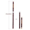 thumbnail image 4 of HLONK Pluggable Bitter Bamboo Flute Dizi Traditional Handmade Chinese Musical Woodwind Instrument Key of C Study Level Professional Performance, 4 of 8