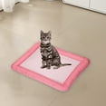 thumbnail image 6 of JOGZMZ Summer Cool Mat Sleeping Pad Water Absorption Top Bottom Materials Safe Easy Carry Keep Cool for Pet Kids and Adults Pink 23.62x15.74in, 6 of 7