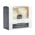 thumbnail image 4 of Sterno Home™ Cream LED Wax Pillar Candles, 2ct., 4 of 4