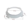 thumbnail image 4 of Molde para decorar pasteles Moldes de silicona 3D Herramientas para hornear Tortas redondas Mousse de chocolate Hacer bandeja de postre Speravity JJ18632-00, 4 of 7
