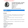 thumbnail image 2 of Front Wheel Hub Assembly - Compatible with 2005 - 2018 Volkswagen Jetta 2006 2007 2008 2009 2010 2011 2012 2013 2014 2015 2016 2017, 2 of 2