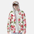 thumbnail image 4 of Easygdp Strawberry1 Lightweight Long Sleeve Sun Shirt Sports long-Sleeved Sun Protective Clothing, Quick Drying Breathable - Small, 4 of 9