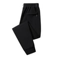 thumbnail image 6 of Fnnxeal Mens Sweatpants, Elastic Waist Casual Slacks with Stretch Drawstring Fall Winter Black Sweatpants for Men Size M, 6 of 6