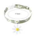 thumbnail image 5 of Mightlink Puppy Collars Soft Cat Accessories Multicolor Adjustable Marguerite Flower Cat Collar for Pet, 5 of 8