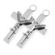 thumbnail image 1 of 2Pcs Memorial Cenizas cineraria cineraria cineraria Cruz Colgante Collar Cremación Cristal Joyería familiar para regalos de á, 1 of 8