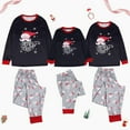 thumbnail image 1 of Pyjamas 2023 Pyjamas de Noël Assortis Père Noël Hommes Velours Couples Pyjamas de Noël, 1 of 8