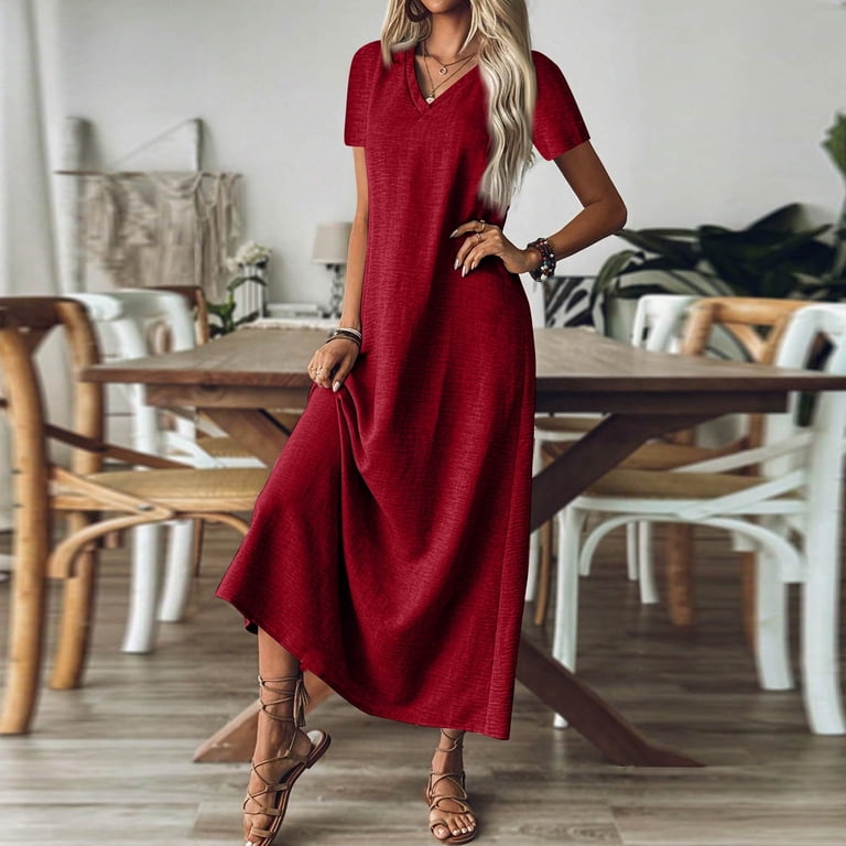 chinese dress ladies Angelina Linen Maxi Dress main image 0