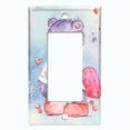 thumbnail image 2 of Metal Light Switch Wall Plate Outlet Cover (Love Friend Purple Teddy Bear Heart Pillow - Single Rocker), 2 of 2