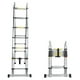 thumbnail image 1 of Escalera telescópica de aluminio de 44M escalera extensible Escalera extensible multiusos plegable antideslizante Capacidad de sujeción de 150 kg con correa de sujeción Anggrek Otros, 1 of 8