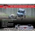 thumbnail image 2 of Rugged Front Left/Right Performance Axle for (2010-14) Polaris Ranger 400/500/570/800, CNC Precision Components, Stainless-Steel Clamps Coated for High Protection & Machined Heat Treated for Long Life, 2 of 4