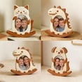 thumbnail image 6 of Cat Shape Frame Mold, Pet Memorial Photo Frame Resin Mold, Cat Dog Dinosaur Design Resin Picture Frame Mold DIY Cute Photo Frame with Stand Holder Home Table Decor, 6 of 9