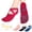 Style a, variant on 4-Pack Professional Yoga Socks for Women - Pilates Grip Socks for Barre, Dance, Plasticity, Home, Studio - Fits US 5-10