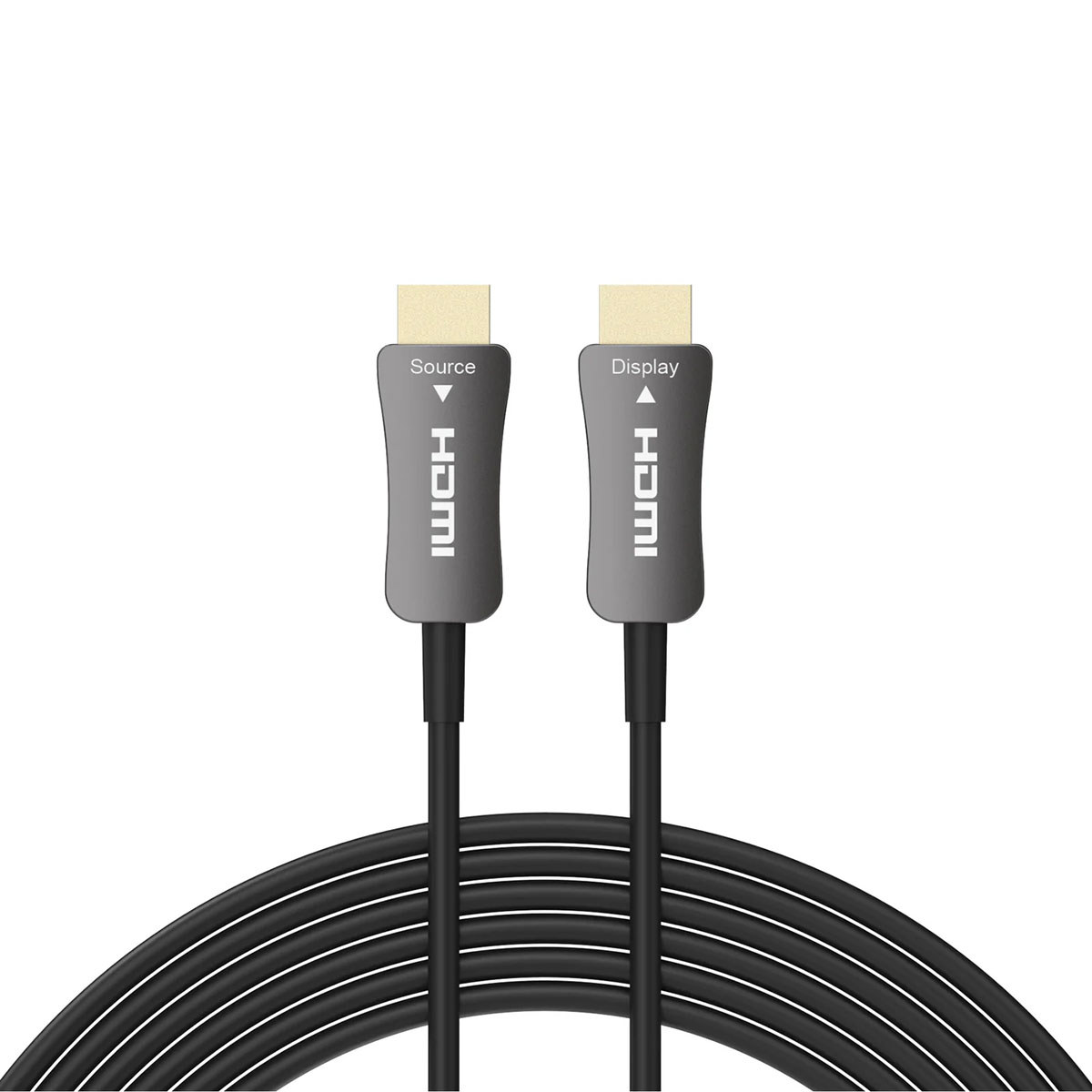 DVDO 100' 4K HDMI 2.0 Active Optical Fiber Cable, Black