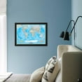 thumbnail image 3 of Spanish Classic World Map, Framed Art Print Wall Art by National Geographic Maps Sold by Art.Com, 3 of 5