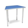 thumbnail image 1 of OFM TRAP-LL-BLU Adapt Series Trapezoid Standard Table - 23-31 in. Height Adjustable Desk, Blue, 1 of 1