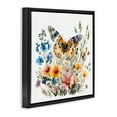 thumbnail image 4 of Stupell Industries Spring Butterfly Garden Insects Painting Black Floater Framed Canvas Art Print Wall Art, 25 x 25, 4 of 10