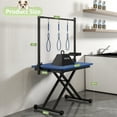 thumbnail image 6 of imerelez Pet Grooming Table for Large Dogs, Heavy Duty Professional X Lift Dog Grooming Table with Nooses, Mesh Tray, Tool Organizer , Black, 6 of 9